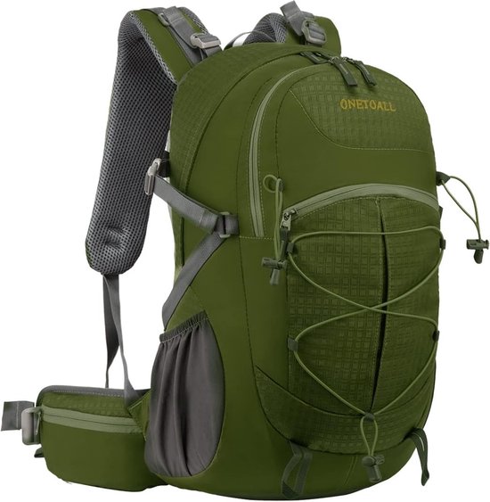 Wandrugzak, fietsrugzak, 20 l/30 l, reisrugzak met regenbescherming, tekening frame, rugventilatie voor dames en heren, waterafstotend, voor fietsen, wanden, irriteren van Lixada