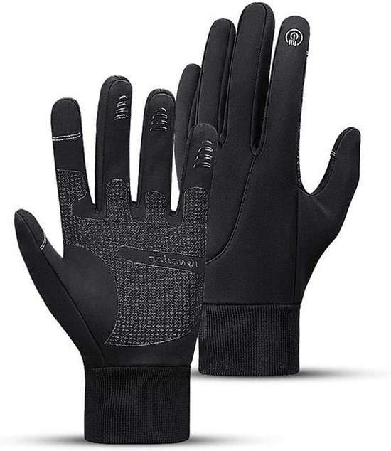 Waterdichte en Winddichte Fietshandschoenen voor Mannen en Vrouwen - Winter Handschoenen - Touchscreen Warm - Thermisch - Antislip - Fietsen, Hardlopen, Skiën van Merkloos