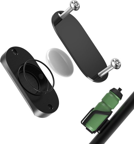 Waterdichte Fiets AirTag Houder voor Flessenhouder Montage Verborgen GPS Tracker Bevestiging