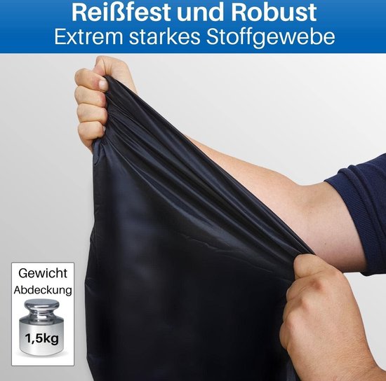 Waterdichte fietshoes voor 2 fietsen - stationaire fietshoes zware versie - scheurvast e-bike en fietszeil - fietsgarage XL - Beschermhoes voor buiten en binnen - HiLo sports van HiLo sports