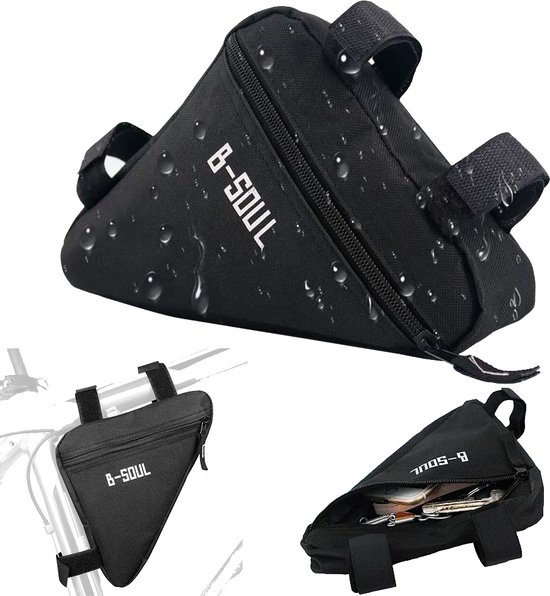 Waterdichte Fietstas - Fiets Triangle - Fietsframe Tas - Fietsframetas Universele Smartphone Fietshouder Fietstas - MTB/Mountainbike/Racefiets Tas Houder Frame Tasje - Opergruimte - van Opergruimte