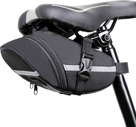 Waterdichte Zadeltas - Frametas - Zadeltasje Fiets - Compacte - Aero Wedge Pack Bag - Universeel - MTB, Racefiets, Sportieve stadsfiets - met rits - Fietsaccessoires - Opberging van Merkloos