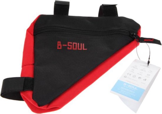 Waterproof Fiets Frame Tasje - Racefiets frametas - Fietstas Fietsframe Wielrennen - Driehoek Opberghoes - B-Soul (rood) - Waterafstotend van B-Soul