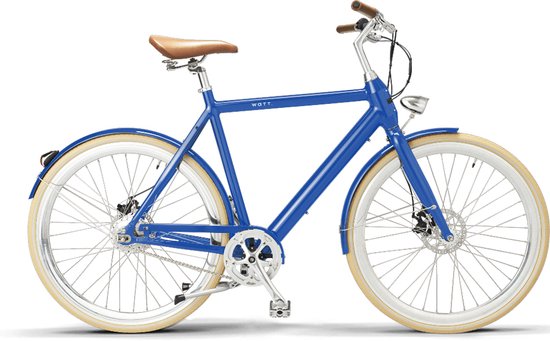 Watt Boston E-Bike - Mannen - 54 cm - blue van Merkloos