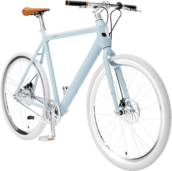 Watt New York E-Bike - Blue Edition - Elektrische fiets - 54 cm van Merkloos