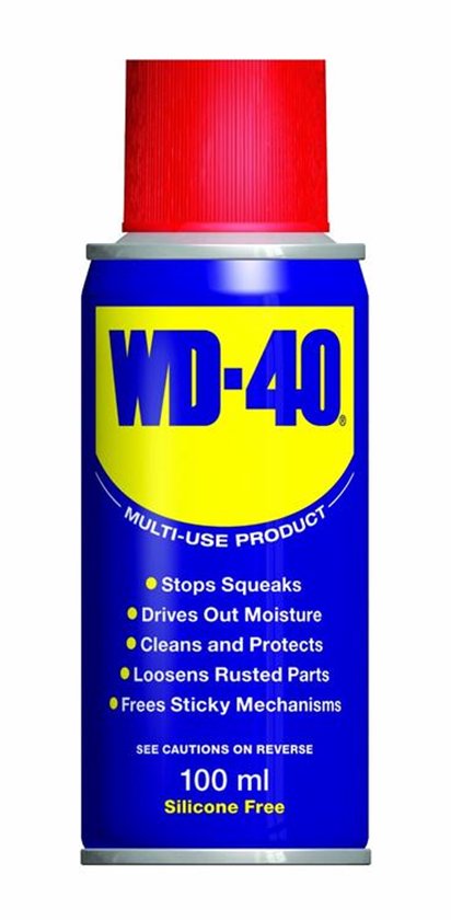WD-40® Multi-Use Product Classic - Verdrijft vocht - Stopt piepen en kraken - Beschermt tegen roest en corrosie - Verwijdert vuil - Siliconenvrij - 100ml van Merkloos