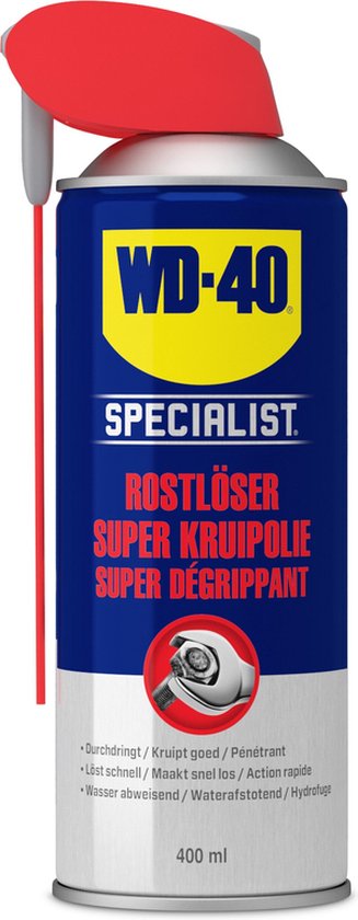 WD-40 Specialist® Super Kruipolie - 400ml - Smeerolie - Smeermiddel - Maakt vastzittende onderdelen snel los van WD-40