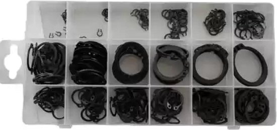 Weber Tools assortiment Circlips uitwendig (zekeringsringen) van 3mm t/m 32mm. van Weber