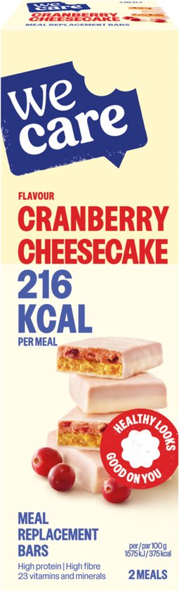 WeCare Meal Replacement Bars Cranberry Cheesecake - 116 gr