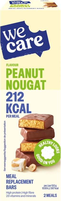 WeCare Meal Replacement Bars Peanut Nougat - 116 gr