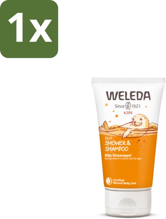 WELEDA - 2-in-1 Shampoo & Body Wash - Kids - Blije Sinaasappel - 150 ml - 1 stuk van WELEDA