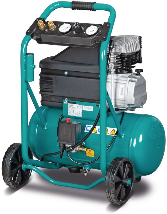 Werfcompressor mobiel ketel 24 L 2,2 kw / 3 Pk 284 L/min 10 bar 230V Aircraft