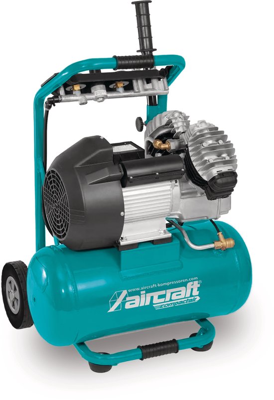 Werfcompressor mobiel ketel 24 L 2,2 kW / 3 Pk 310 L/min 10 bar 230 V - Made in Europe Aircraft COMPACT-AIR 321/24