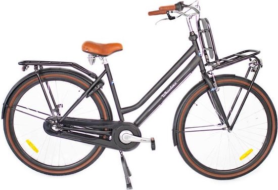 Wheelerz transport - 57cm - licht en robuust frame - aluminium voordrager - zwart van Wheelerz