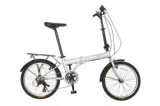 Wheelerz Vouwfiets - Fiets - Unisex - Zilver - 20 Inch van Wheelerz