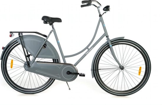 Wheelerz.nl omafiets grijs rijklaar van Wheelerz