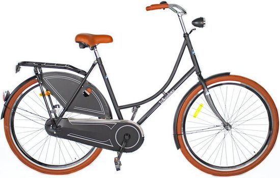 Wheelerz.nl omafiets matzwart van Wheelerz