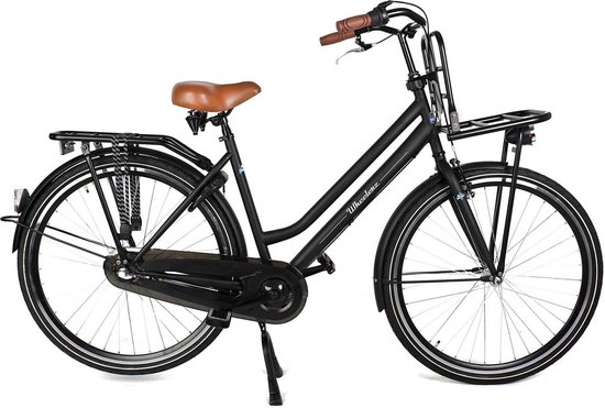 Wheelerz.nl transportfiets 28 inch 50cm matzwart - unisex - GRATIS RIJKLAAR GELEVERD! van Wheelerz