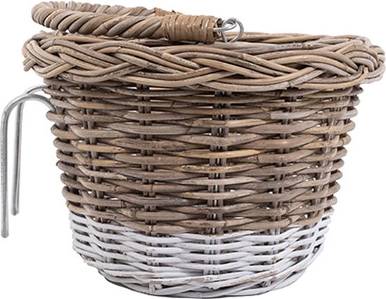 WICKED - fiets mand aan stuur (ovaal) - met witte streep van WICKED