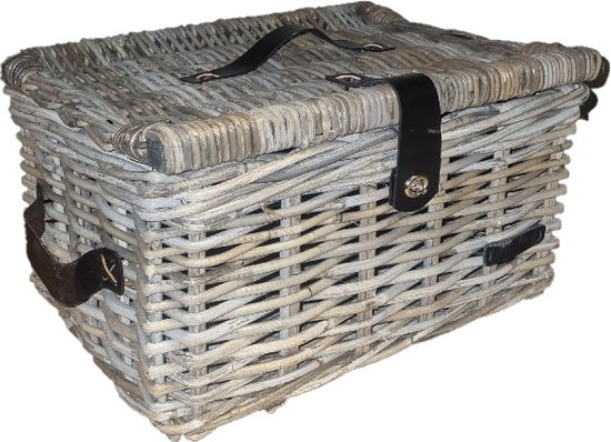 WICKED picknickmand grijs L (47x36x26) (2022) van WICKED