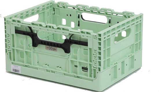 WICKED Smart Crate lichtgroen met zwarte grepen van WICKED