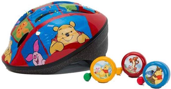 Widek Fietshelm Kind Winnie The Pooh Rood Maat 48-54 Cm van Widek