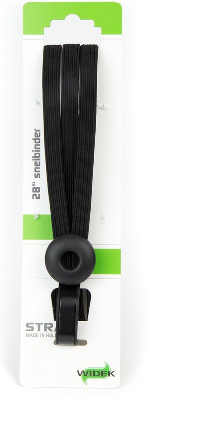 Widek Veiligheidsbinder met stalen haak - 3 zwarte banden - 12mm - 54cm van Widek