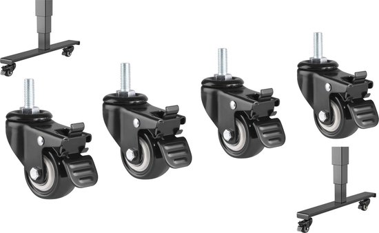 Wieltjes voor computer game bureau Thomas artikel met EAN code 8719128196572 + 8719128196596 + 8719128196589 van FMD Möbel.