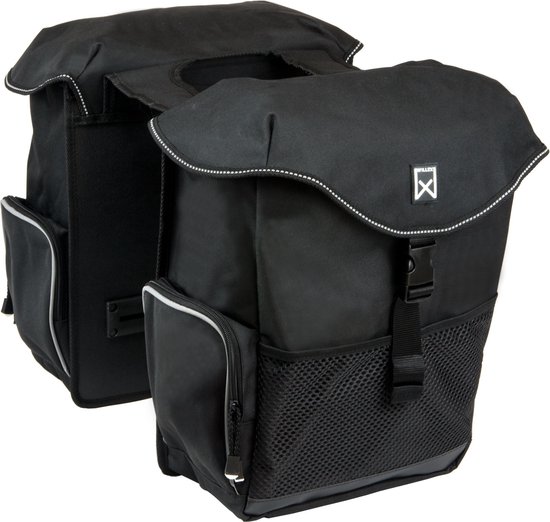Willex Bagagetas XL - Dubbele Fietstas - 34liter- Zwart van Willex