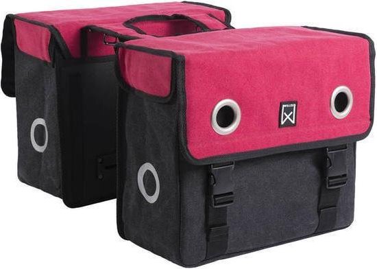 Willex Canvas Tas Paradise Red/Zwart van Willex
