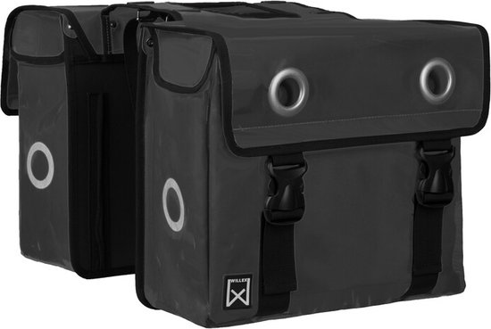Willex Dubbele Bisonyl Tas 40 L Zwart van Willex