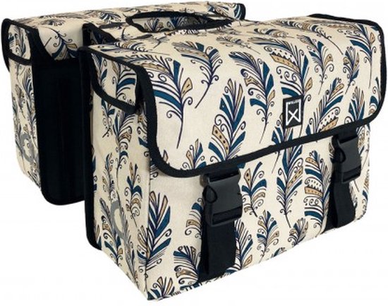 Willex dubbele tas 34 liter Blue Feather van Willex