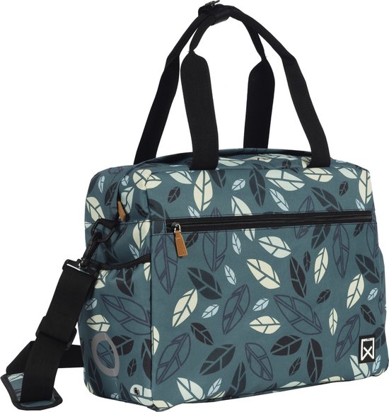 Willex Fietstas "City Bush" 19 L groen en blauw van Willex
