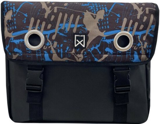 Willex Fietstassen Ice Tarpaulin 30 L blauw en zwart van Willex
