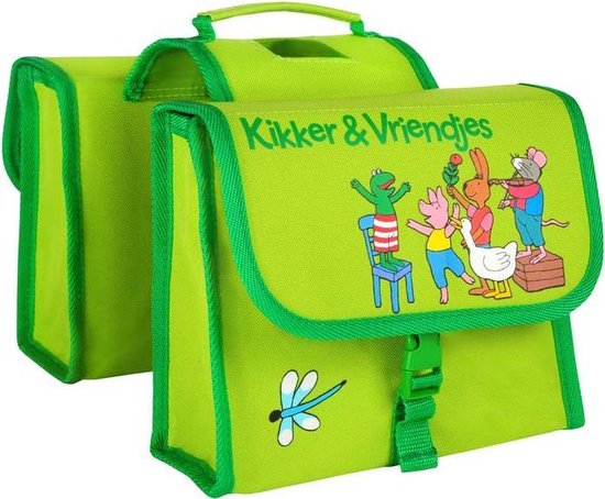 Willex Kikker Dubbele Fietstas 7 Liter Groen van Willex