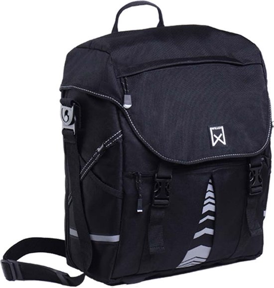 Willex Pakaftas 1200 - Enkele Fietstas - 14liter- Zwart van Willex