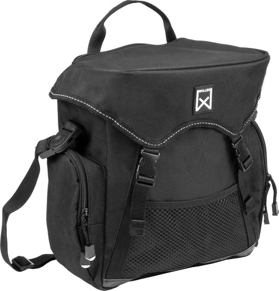 Willex Pakaftas - Enkele Fietstas - 10liter- Zwart van Willex