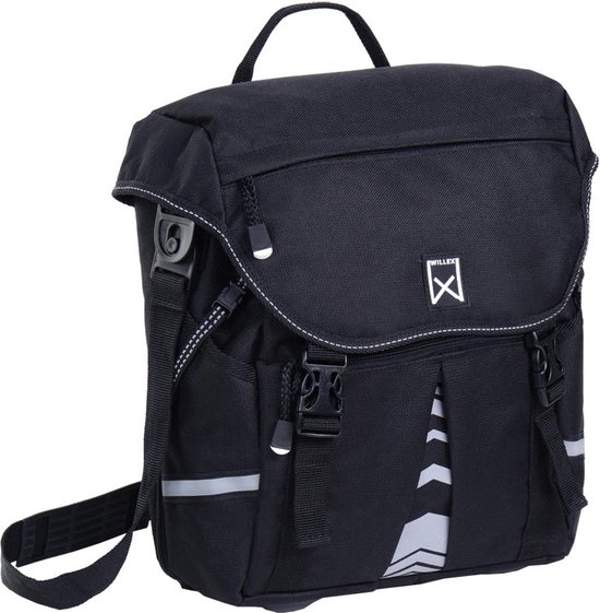 Willex Pakaftas S 1200 - Enkele Fietstas - 10liter- Zwart van Willex