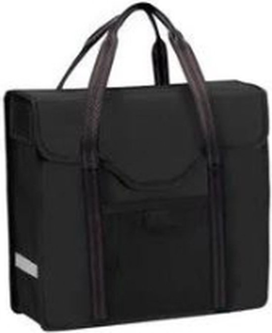 Willex Shopper - Enkele Fietstas - Black/dark brown van Willex