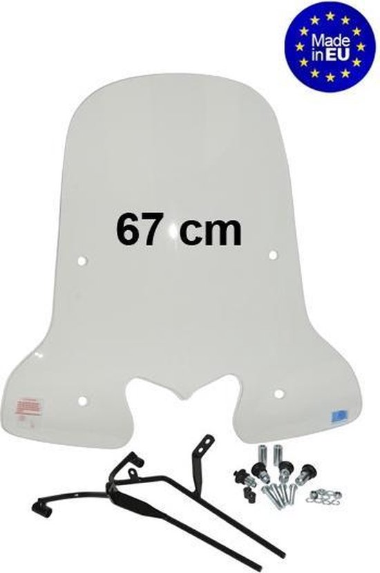 Windscherm hoog+bev.set Kymco People- S 67cm van Kymco
