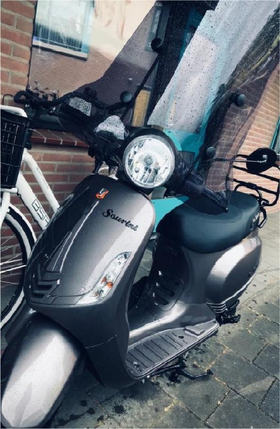 WINDSCHERM SMOKE BTC RIVA / AGM VX50 / SENZO RIVA / LUX IVA / LA SOURIS VESPELINI SOURINI / GTS TOSCANA 72 CM | A-Klasse | Gratis Verzending van De merknaam is GTS.