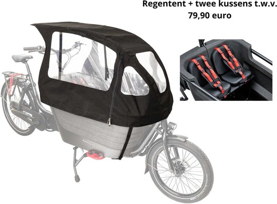 Winora FUB - Batavus Fier - Accell REGENTENT BAKFIETS SC2 V2 - +2 KUSSENS - Winora F.U.B 2 / Raleigh / FIER 2 van Batavus