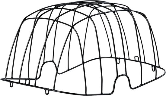 Wire Frame Pet Cage - Zwart One Size - Ideale Basil Buddy met veel ruimte van $