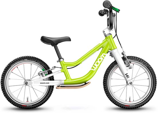 Woom Original 1+ 14´´ Loopfiets Groen Jongen van Merkloos