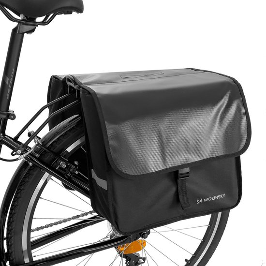 Wozinsky Dubbele FietsTas 28l voor Bagagedrager van Wozinsky