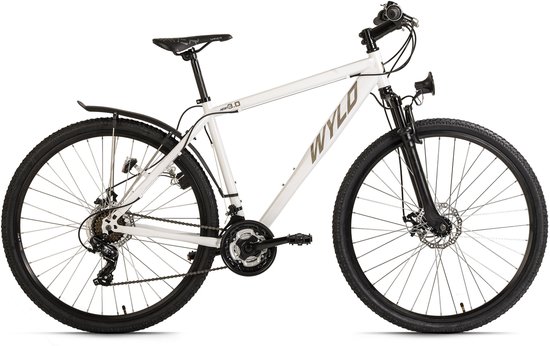 Wyld Fiets WYLD Mountainbike Hardtail ATB Twentyniner 29" Heist 21 versnellingen RH 51 cm wit - 51 cm van Wyld