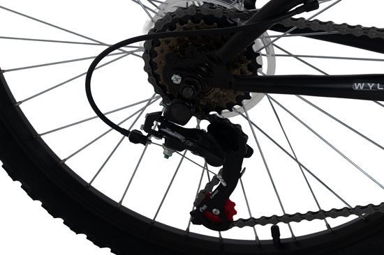 WYLD Full-suspension kinder-mountainbike – 24" Zodiac (rood) – 18 versnellingen – Framemaat 38 cm