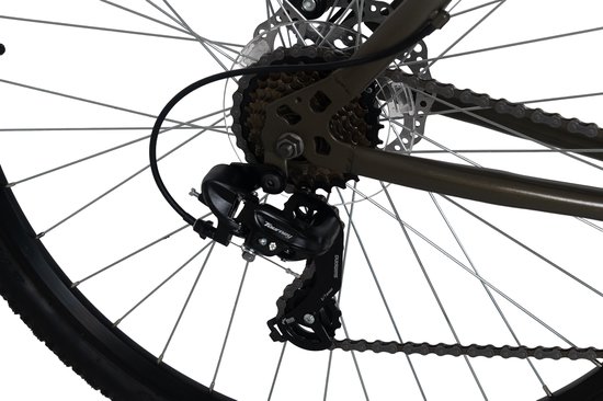 WYLD mountainbike hardtail 29" Heist groen 21 versnellingen rechts 51 cm