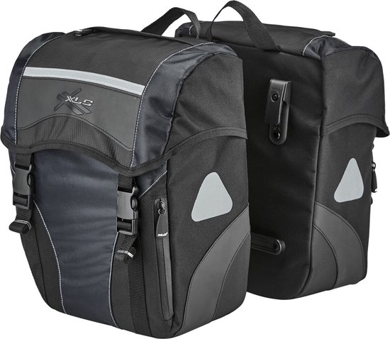 XLC BA-S40 Enkele Bagagedrager Set 30L, zwart van XLC