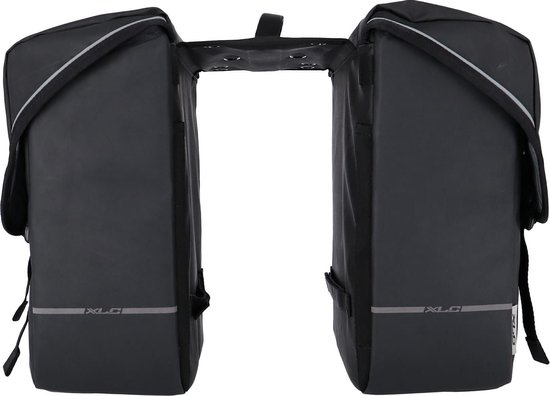 XLC Dubbele Fietstas - Zwart - 25 liter van XLC